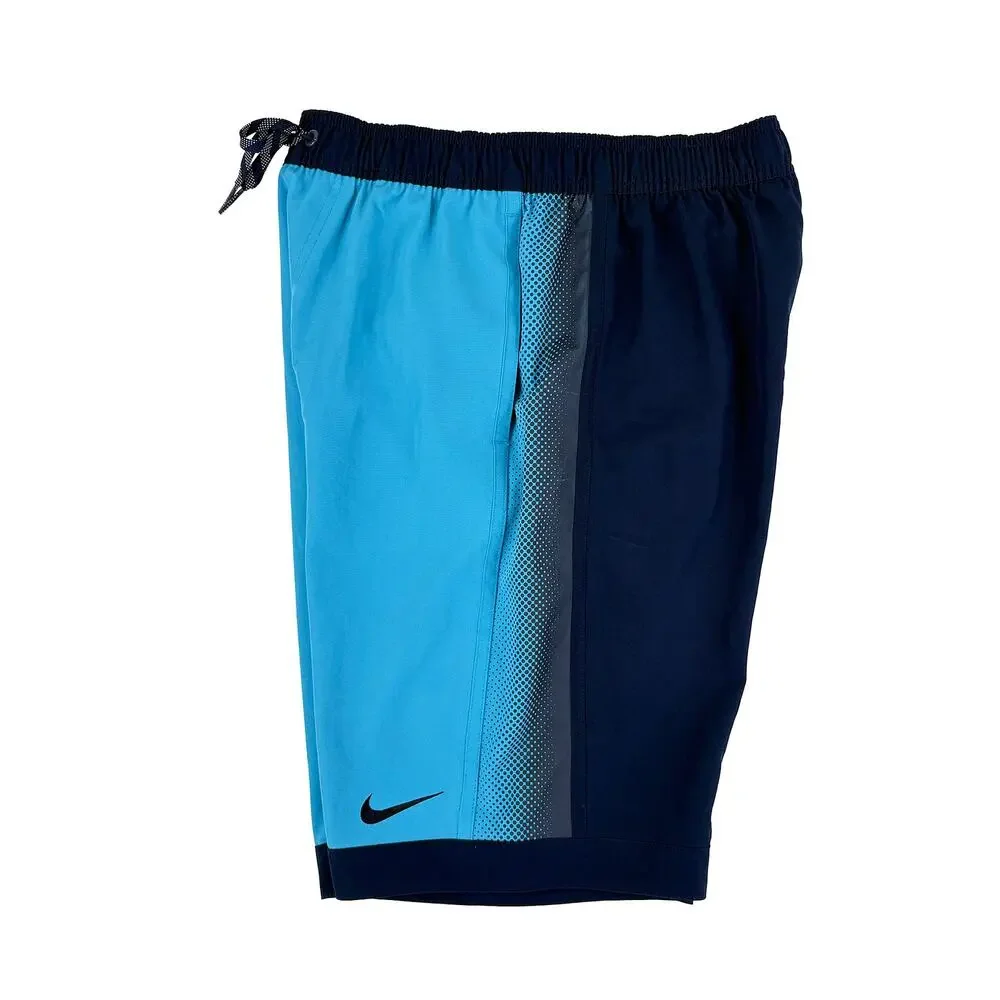 Nike Volley Swim Trunks Mens M Blue 11” Quick Dry Lined Beach Athletic Shorts